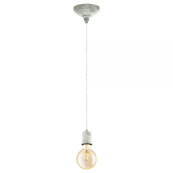 Iluminat Vintage Hl-1 E27 Weiss Gekalkt-Grau 'Yorth' Eglo 32533