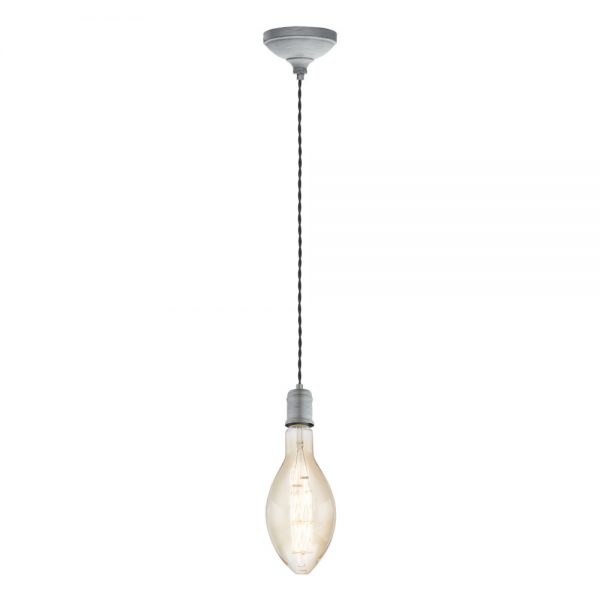 Iluminat Vintage Hl-1 E27 Silber-Antik-Schwarz 'Yorth' Eglo 32534