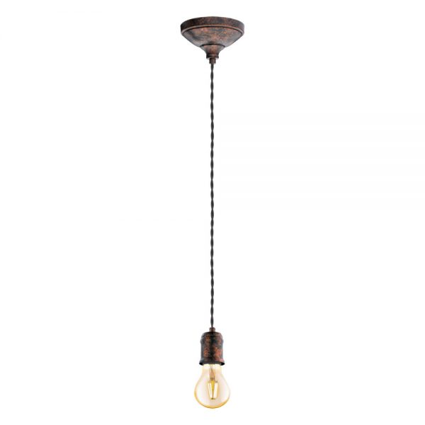 Iluminat Vintage Hl-1 E27 Kuper-Schwarz 'Yorth' Eglo 32535
