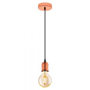 Iluminat Vintage Hl-1 E27 Kupfer-Schwarz 'Yorth' Eglo 32541