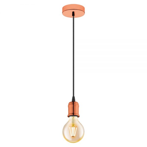 Iluminat Vintage Hl-1 E27 Kupfer-Schwarz 'Yorth' Eglo 32541