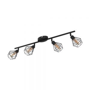 Plafoniera EGLO ZAPATA 1 32767 - G9 4X3W - Sticla - Chihlimbar