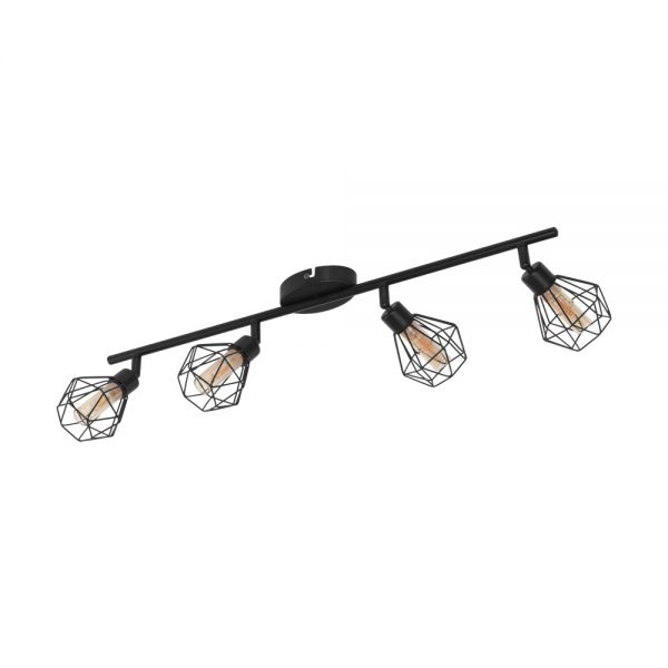 Plafoniera EGLO ZAPATA 1 32767 - G9 4X3W - Sticla - Chihlimbar