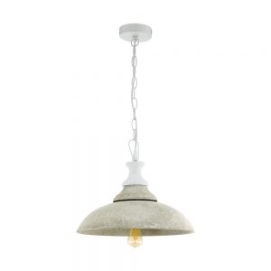 Iluminat Vintage Hl-1 E27 Betonoptik-Weiss 'Bridport' Eglo 33012