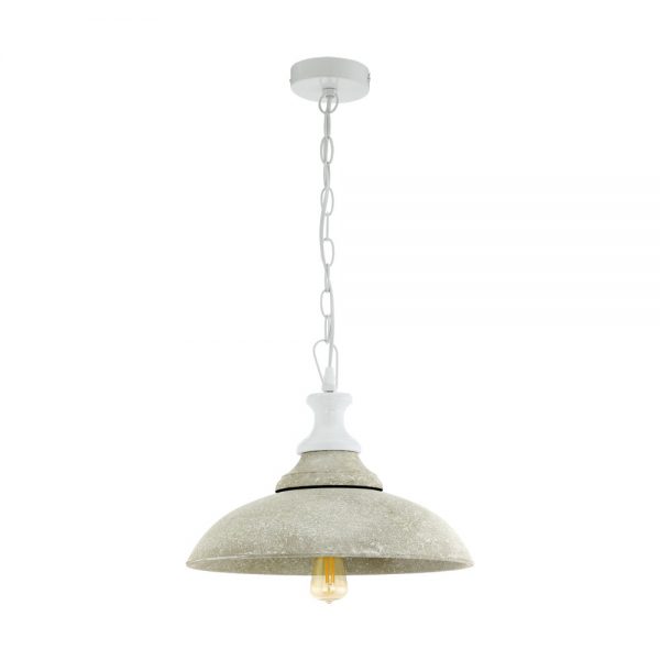 Iluminat Vintage Hl-1 E27 Betonoptik-Weiss 'Bridport' Eglo 33012