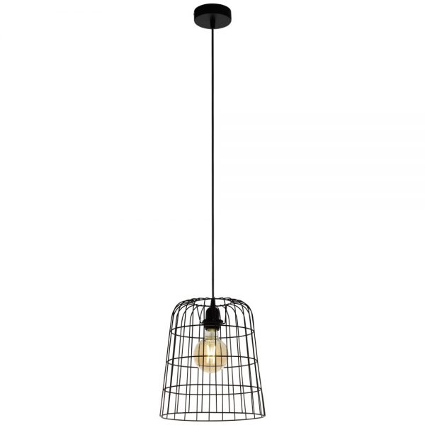 Iluminat Vintage Hl-1 E27 D270 Schwarz 'Longburgh' Eglo 33018