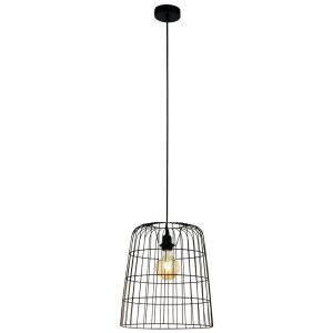 Iluminat Vintage Hl-1 E27 D355 Schwarz 'Longburgh' Eglo 33019