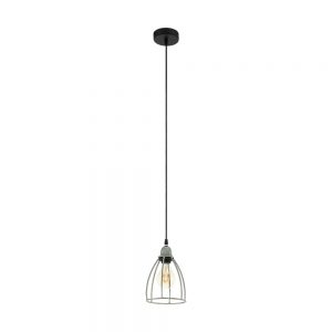 Iluminat Vintage Hl-1 E27 Silber-Antik-Schwarz 'Wraxal' Eglo 33021