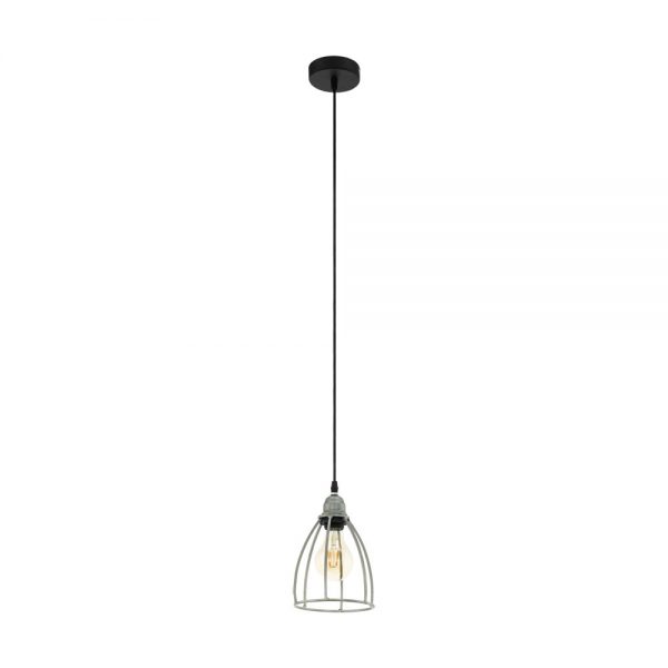 Iluminat Vintage Hl-1 E27 Silber-Antik-Schwarz 'Wraxal' Eglo 33021