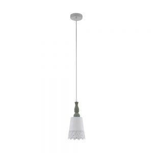 Iluminat Vintage Hl-1 E27 Weiss-Grau-Braun 'Talbot 2' Eglo 33039