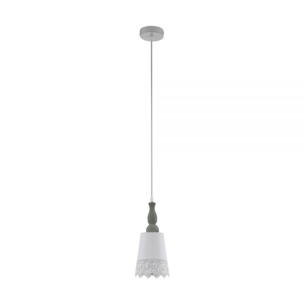 Iluminat Vintage Hl-1 E27 Weiss-Grau-Braun 'Talbot 2' Eglo 33039
