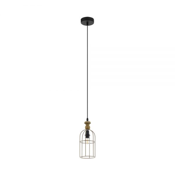 Iluminat Vintage Hl-1 E27 Braun-Natur Antik 'Bampton 1' Eglo 33041