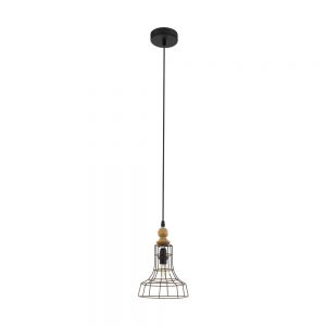 Iluminat Vintage Hl-1 E27 Braun-Natur Antik 'Bampton 1' Eglo 33043
