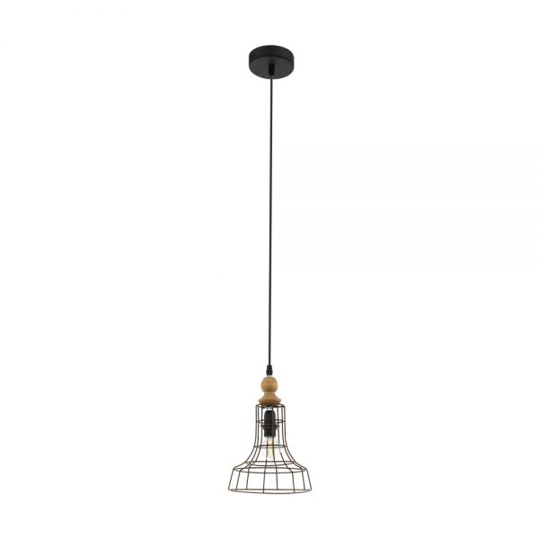 Iluminat Vintage Hl-1 E27 Braun-Natur Antik 'Bampton 1' Eglo 33043