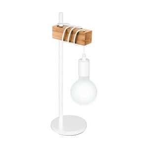 Veioza vintage EGLO TOWNSHEND 33163 - E27 1X10W - Lemn - Maro