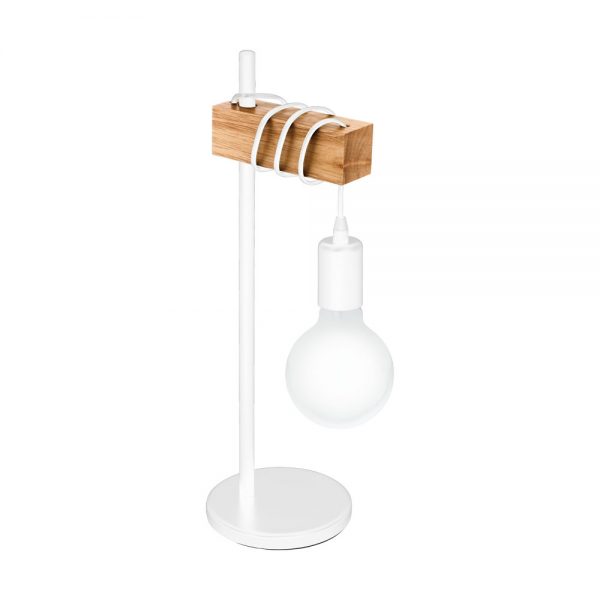 Veioza vintage EGLO TOWNSHEND 33163 - E27 1X10W - Lemn - Maro