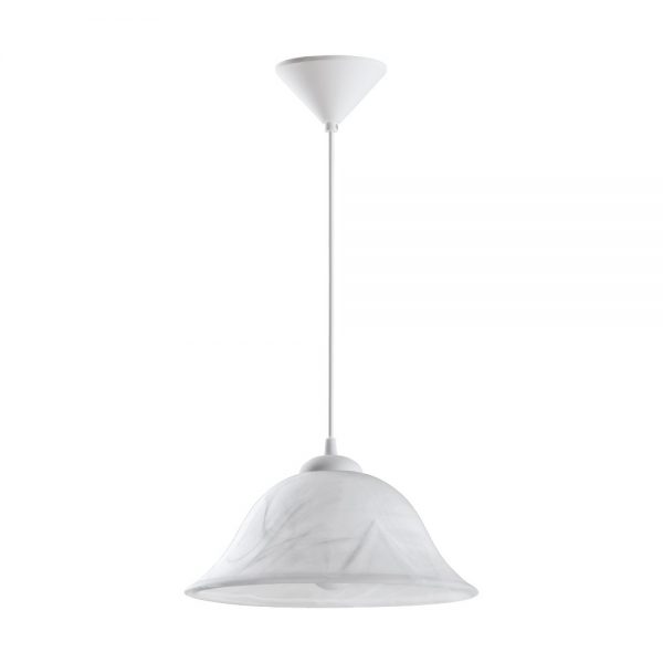Corpuri de iluminat interior Pendul 1 Bec E27 Alb 'Alesandra' Eglo 3362