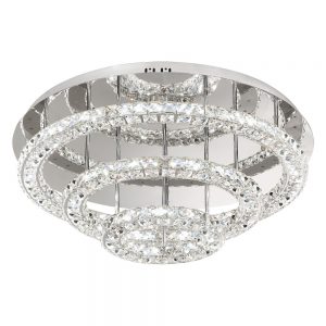 Plafoniera EGLO TONERIA 39002 - LED 72W 7200lm 4000K D750mm - Cristal - Transparent