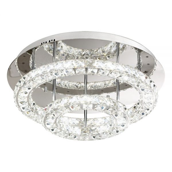 Plafoniera EGLO TONERIA 39003 - LED 36W 3600lm 4000K D550mm - Cristal - Transparent