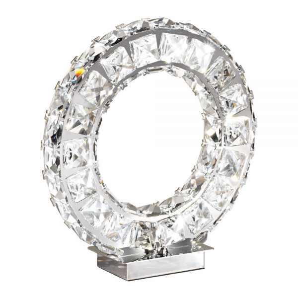 Corpuri iluminat Crystal Design Veioza 24-05W Led Crom-Cristal 'Toneria' Eglo 39005
