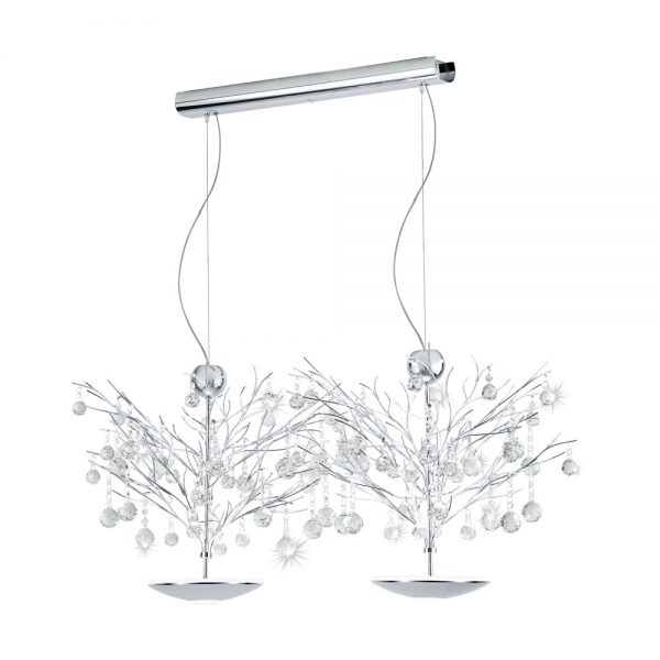 Corpuri iluminat Crystal Design Led-Hl-2 Chrom-Kristal 'Sorges' Eglo 39043