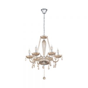Candelabru EGLO BASILANO 39092 - E14 6X40W D720mm - Cognac