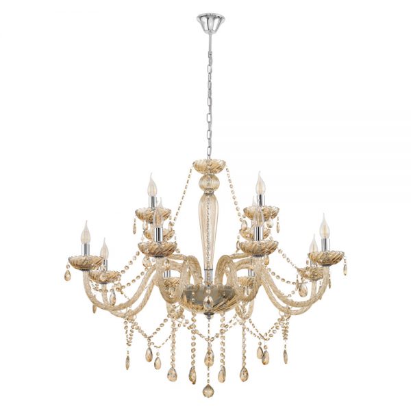 Candelabru EGLO BASILANO 39094 - E14 12X40W D1000mm - Cognac