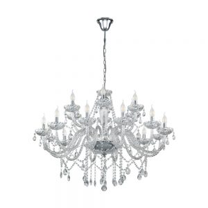 Candelabru EGLO BASILANO 1 39103 - E14 18X40W D1000mm - Transparent