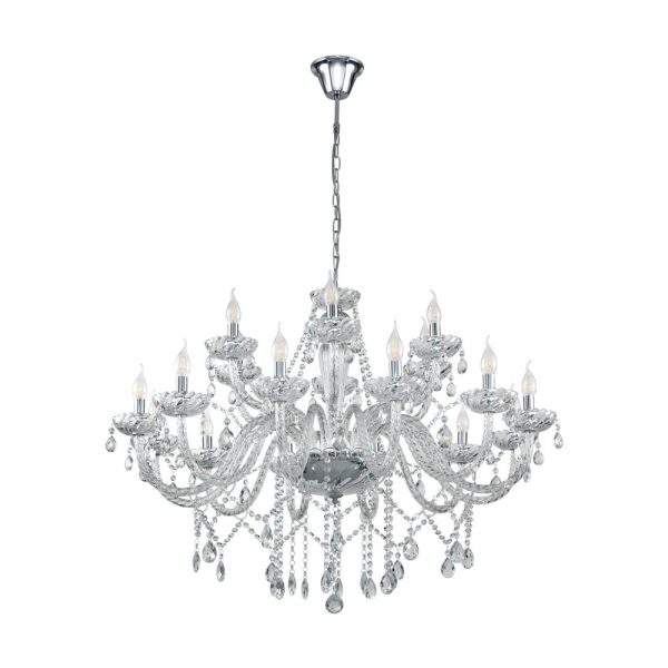 Candelabru EGLO BASILANO 1 39103 - E14 18X40W D1000mm - Transparent