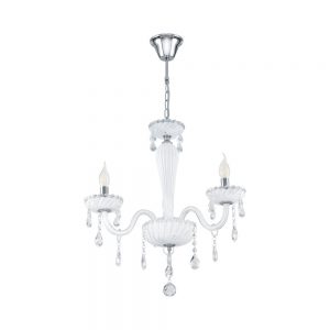 Candelabru EGLO CARPENTO 39112 - E14 3X40W D540mm - Alb