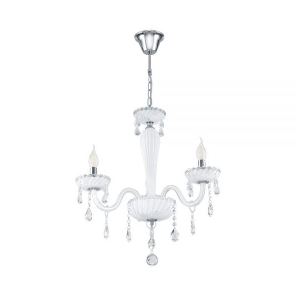 Candelabru EGLO CARPENTO 39112 - E14 3X40W D540mm - Alb