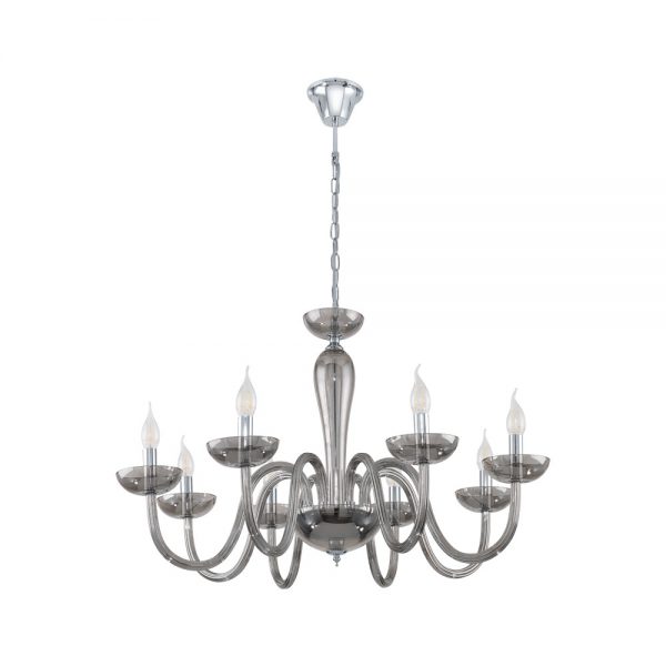 Candelabru Hl-8 E14 Schwarz-Transp-'Falcado' Eglo 39118
