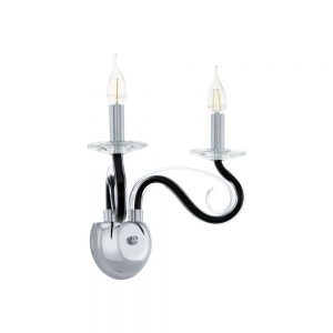 Candelabru Wl-2 E14 Schwarz 'Meduno' Eglo 39128