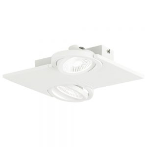 Plafoniera EGLO BREA 39134 - LED 2X5W 960lm 3000K - Sticla satinata - Alb