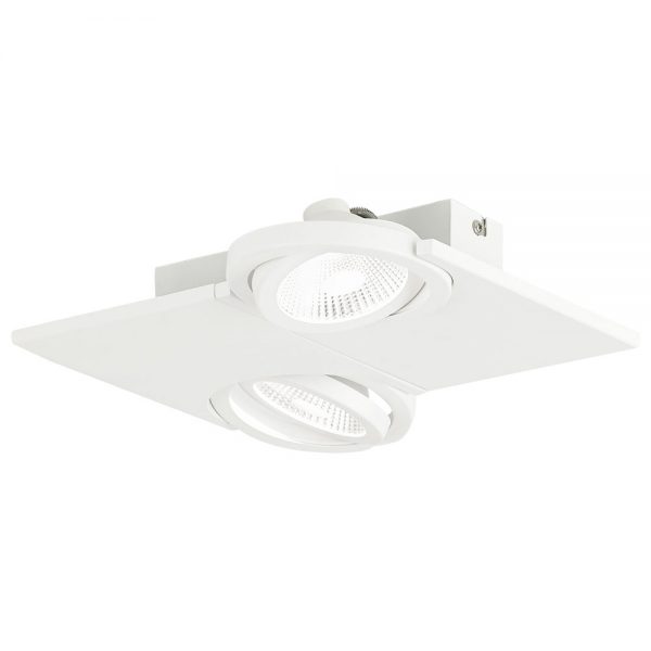 Plafoniera EGLO BREA 39134 - LED 2X5W 960lm 3000K - Sticla satinata - Alb