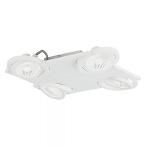 Plafoniera EGLO BREA 39136 - LED 4X5W 1920lm 3000K - Sticla satinata - Alb