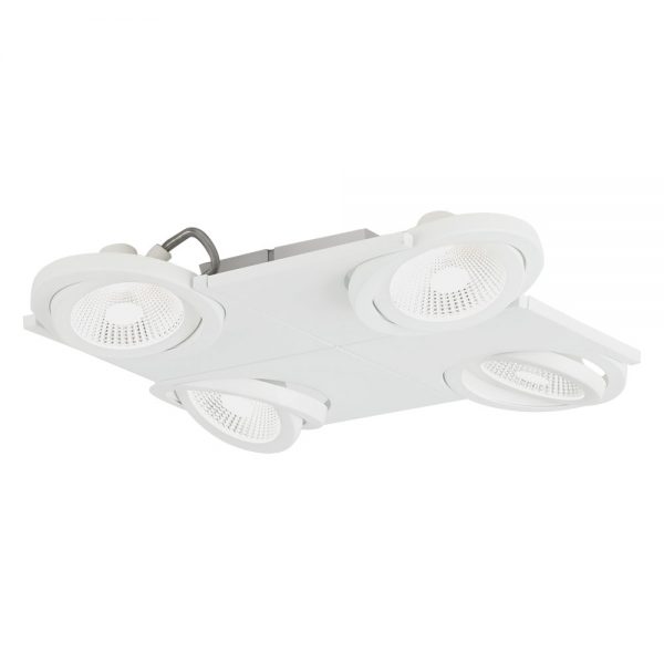 Plafoniera EGLO BREA 39136 - LED 4X5W 1920lm 3000K - Sticla satinata - Alb