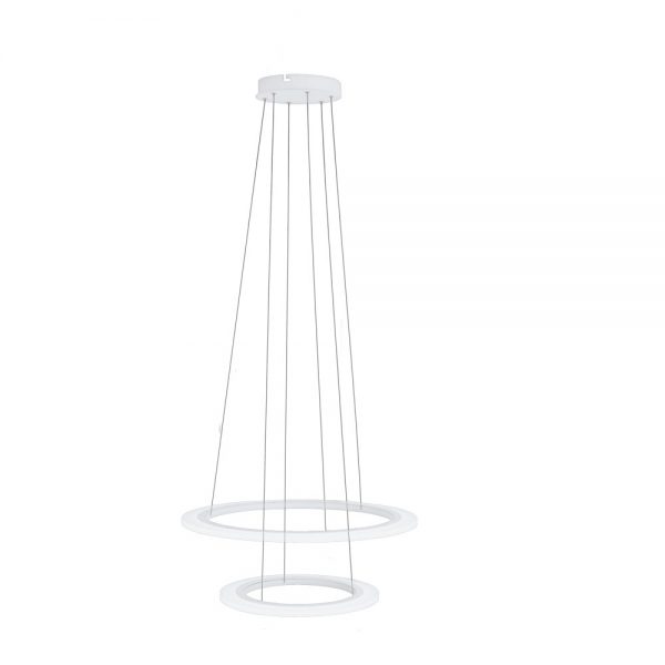 Lustra EGLO PENAFORTE 39273 - LED 18.5W 5700lm 3000K D590mm - Aluminiu - Alb