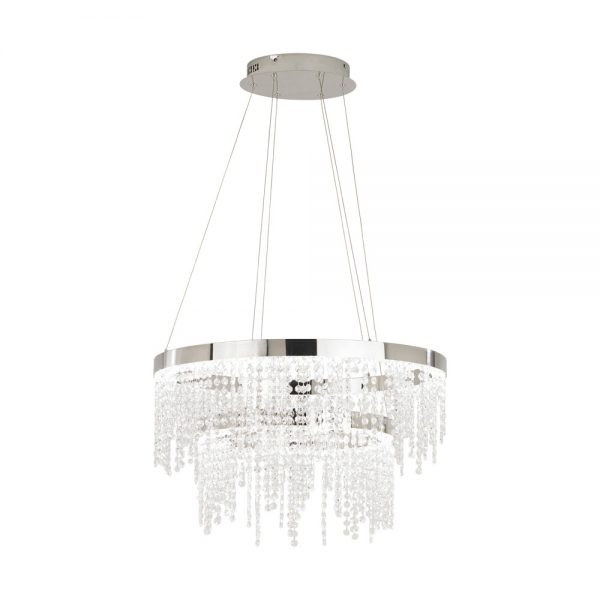 Lustra cristal EGLO ANTELAO 39281 - LED 46W 5800lm 4000K D610mm - Cristal - Transparent