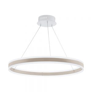 Lustra EGLO TONARELLA 39313 - LED 78W 9120lm 3000K D800mm - Otel - Satinat