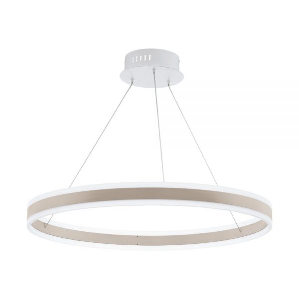 Lustra EGLO TONARELLA 39313 - LED 78W 9120lm 3000K D800mm - Otel - Satinat