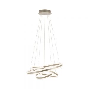 Lustra EGLO TONARELLA 39314 - LED 78W 21360lm 3000K D800mm - Otel - Satinat