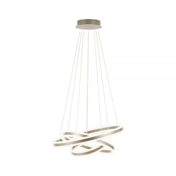 Lustra EGLO TONARELLA 39314 - LED 78W 21360lm 3000K D800mm - Otel - Satinat