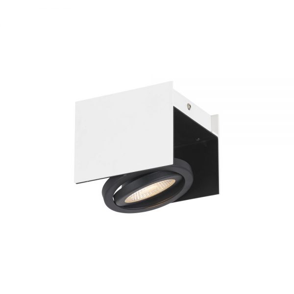 Aplica EGLO VIDAGO 39315 - LED 1X5.4W 510lm 3000K - Aluminiu - Otel - Alb - Negru