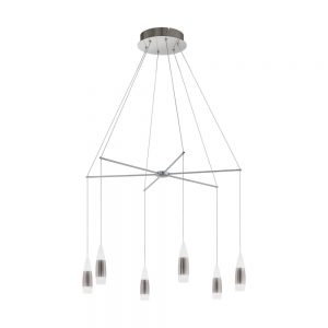 Corpuri iluminat Crystal Design Led-Hl-6 Nickel-Matt-Sat-'Santiga' Eglo 39326