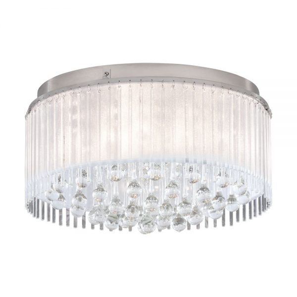 Plafoniera EGLO MONTESILVANO 39332 - G9 6X3W D465mm - Sticla - Otel - Transparent