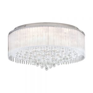 Plafoniera EGLO MONTESILVANO 39333 - G9 8X3W D590mm - Otel - Sticla - Transparent