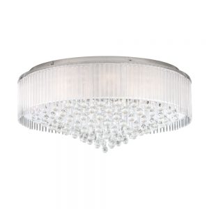 Plafoniera EGLO MONTESILVANO 39334 - G9 12X3W D775mm - Sticla - Otel - Transparent