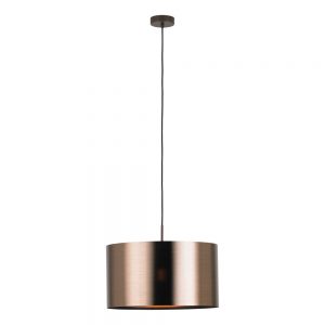 Pendul EGLO SAGANTO 1 39356 - E27 1X60W D450mm - Cupru - Maro