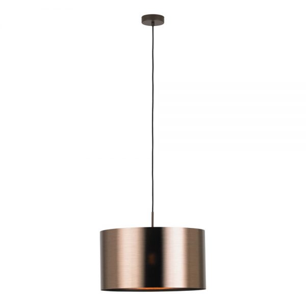 Pendul EGLO SAGANTO 1 39356 - E27 1X60W D450mm - Cupru - Maro